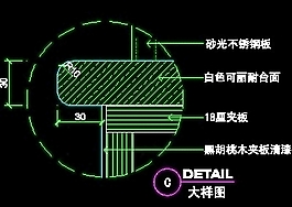 服務(wù)臺裝修施工圖紙cad詳圖素材47