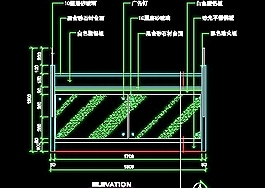 服務(wù)臺(tái)裝修施工圖紙cad詳圖素材23