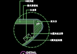 服務(wù)臺(tái)裝修施工圖紙cad詳圖素材41