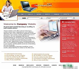 TemplateMonster筆記本模板
