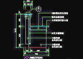 辦公室接待臺、辦公類實例cad詳圖素材92
