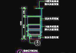 辦公室接待臺、辦公類實(shí)例cad詳圖素材101