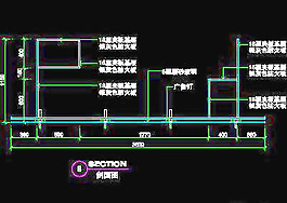 辦公室接待臺、辦公類實例cad詳圖素材74