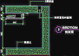办公室接待台、办公类实例cad详图素材9