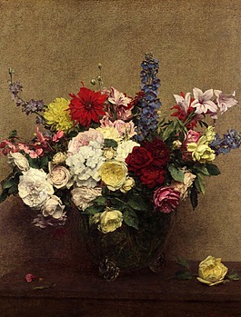 花卉油画玫瑰