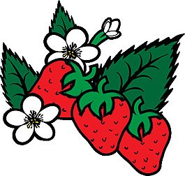 草莓剪貼畫