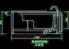 潔具cad圖塊素材71