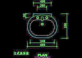潔具cad圖塊素材25