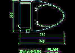 潔具cad圖塊素材7
