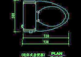潔具cad圖塊素材4