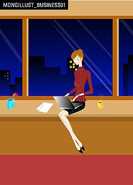 筆記本女郎