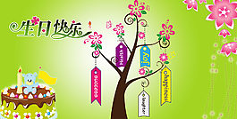 生日快樂模板下載