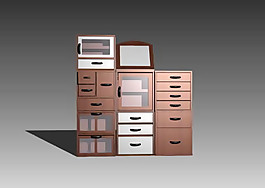 2009最新柜子3D現(xiàn)代家具模型90款-72