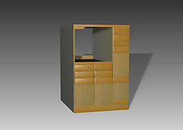 2009最新柜子3D現(xiàn)代家具模型90款-17