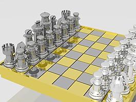 由玻璃制成的國(guó)際象棋