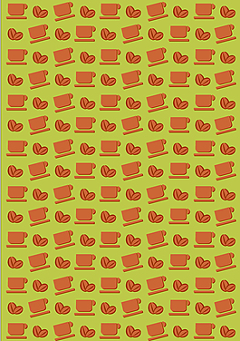 矢量咖啡豆