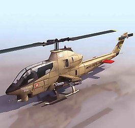 直升飛機-3dmax飛機模型素材15