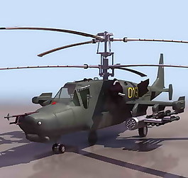 直升飛機-3dmax飛機模型素材7