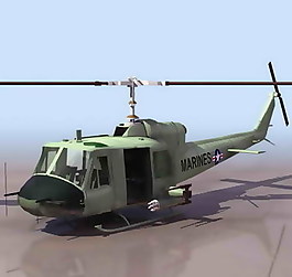 直升飛機(jī)-3dmax飛機(jī)模型素材6