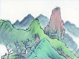濃情山水畫中國畫藝術