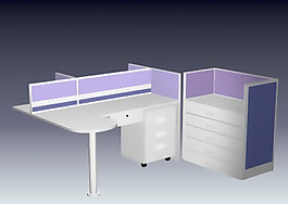 辦公家具組合3D辦公家具模型20080920更新7