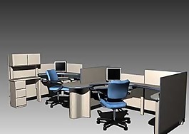 辦公桌3D辦公家具模型20080918更新5