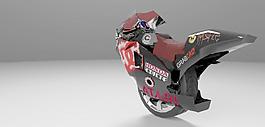 moto-monocycle（概念KeyShot文件只）