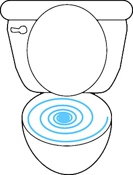 纠结的厕所剪贴画