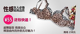 性感女內衣促銷海報