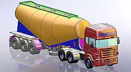 V型料倉半掛車