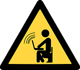 無線WiFi熱點剪貼畫