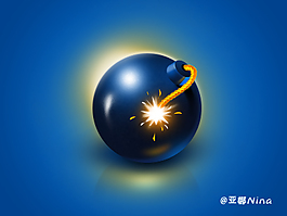 炸彈psd