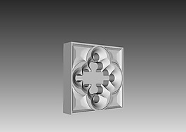 3Dmax歐式構(gòu)件模型106