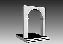 3Dmax歐式構(gòu)件模型158