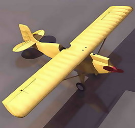 小型飛機(jī)3D模型素材3