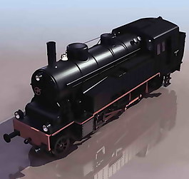 火車3d模型2