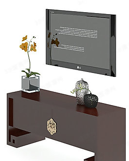 3D電視柜模型