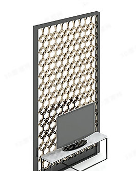 3D电视柜模型