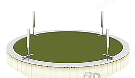 3D吸頂燈模型