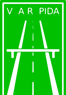 ES高速公路標志剪貼畫