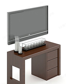 3D電視柜模型