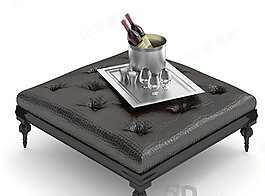 3D沙發(fā)凳模型
