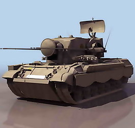 坦克兵器3D模型素材11