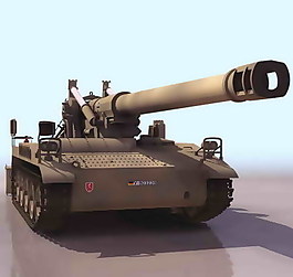 坦克兵器3D模型素材7