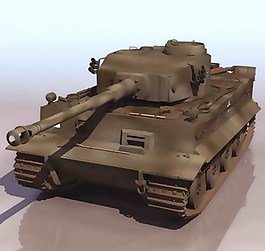 坦克兵器3D模型素材2