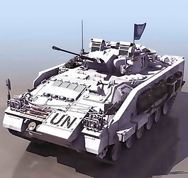 坦克兵器3D模型素材1