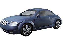 小轎車、小汽車3D模型素材39