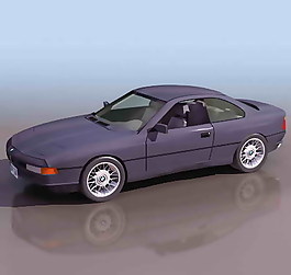 小轎車、小汽車3D模型素材29
