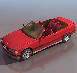 小轎車、小汽車3D模型素材24