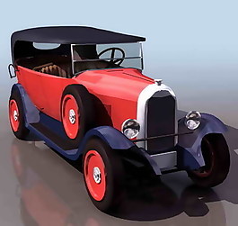 小轎車、小汽車3D模型素材13